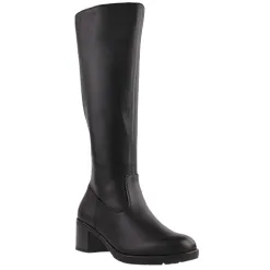 Remonte Ladies Wide Fitting | Boots<Ladies Wide Fit Knee Boots- D2A71-00-Black