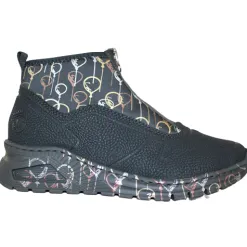 Rieker Boots<Ankle Boots - M4953 - Black /Metallic
