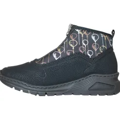 Rieker Boots<Ankle Boots - M4953 - Black /Metallic