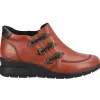 Rieker Boots<Wedge Shoe-Boots - L4853 - Red