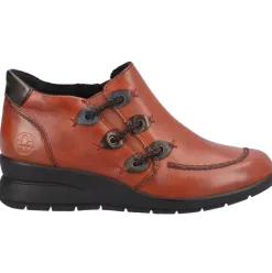 Rieker Boots<Wedge Shoe-Boots - L4853 - Red