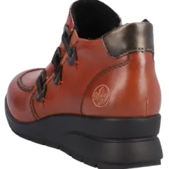 Rieker Boots<Wedge Shoe-Boots - L4853 - Red