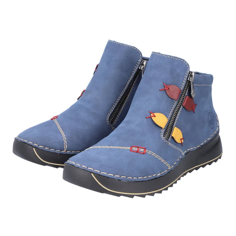 Rieker Boots<Ankle Boot - 51594-14 - Blue
