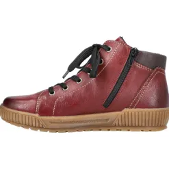 Rieker Boots<Ankle Boot - N0721-25 - Burgundy