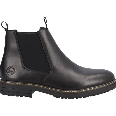Rieker Mens Larger Sizes | Boots<Ankle Boots -33180-00 -Black
