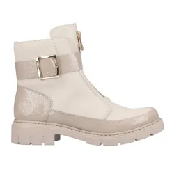 Rieker Boots<Ankle Boots - Z3575 - Ivory/Cream