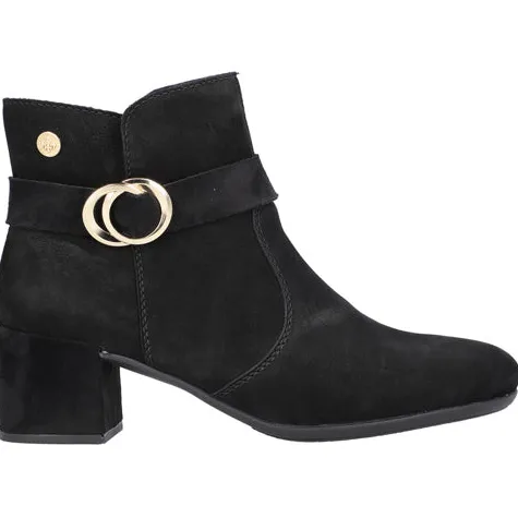 Rieker Boots<Block Heeled Ankle Boots - 70289-00 - Black
