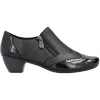 Rieker Heels<Block Heeled Shoes - 41757-00 - Black