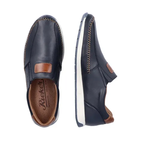 Rieker Mens Larger Sizes | Shoes<Casual Shoes -11962-14 - Navy