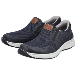 Rieker Mens Wide Fitting | Shoes<Casual Shoes - 14363-14 - Navy