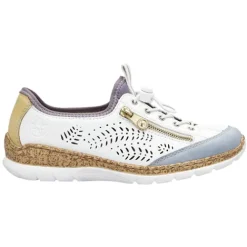Rieker Trainers<Casual Shoes -N42K6-80 - White/Blue