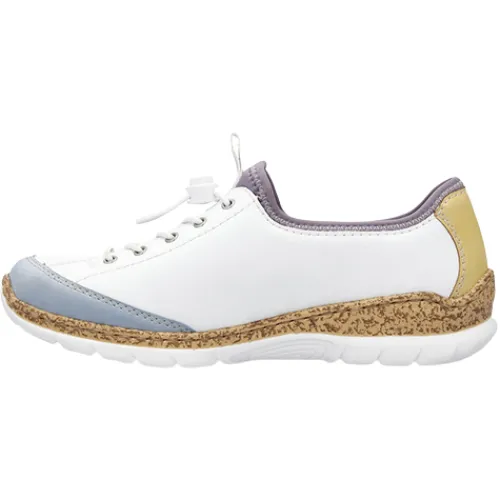 Rieker Trainers<Casual Shoes -N42K6-80 - White/Blue