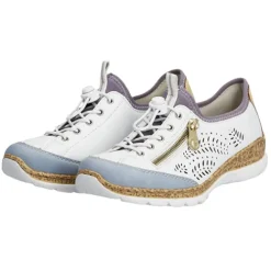 Rieker Trainers<Casual Shoes -N42K6-80 - White/Blue