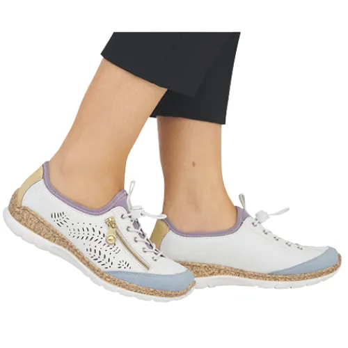 Rieker Trainers<Casual Shoes -N42K6-80 - White/Blue