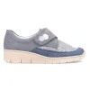 Rieker Ladies Wide Fitting | Shoes<Cross Strap Shoes - 537C0-00 - Blue
