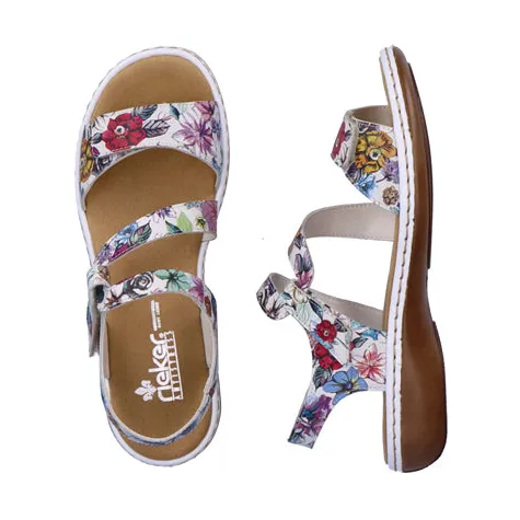 Rieker Sandals<Flat Sandals - 659C7-92 - Multi