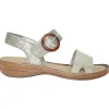 Rieker Sandals<Flat Sandals - 608Z3-60 - Beige