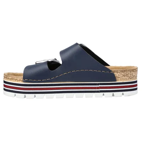 Rieker Sandals<Flatform Sliders - 69550-14 - Navy