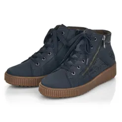 Rieker Boots<Hi-Top Trainers - M6434-25-14 - Navy