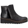 Rieker Boots<Ladies Ankle Boots - X9150-00 - Black