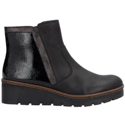Rieker Boots<Ladies Ankle Boots - X9150-00 - Black