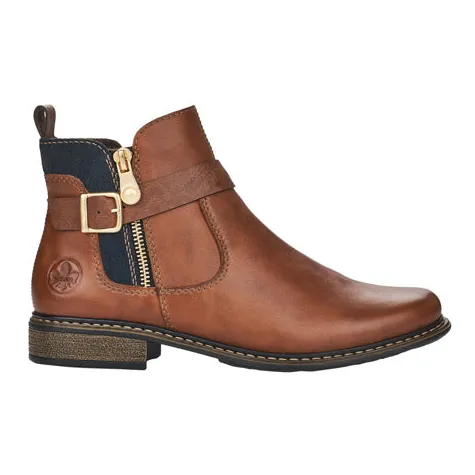 Rieker Boots<Ladies Ankle Boots - Z4959 - Brown