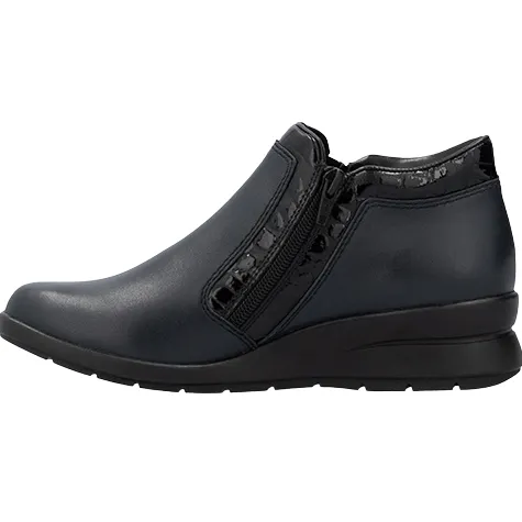 Rieker Boots<Ladies Ankle Boots - L4883- 14 - Navy