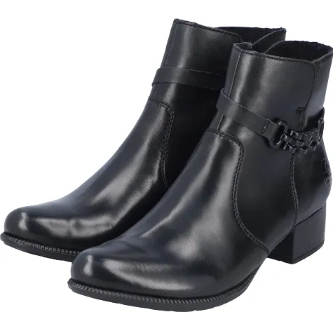 Rieker Boots<Ladies Ankle Boots - 78676-25 - Black