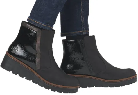 Rieker Boots<Ladies Ankle Boots - X9150-00 - Black