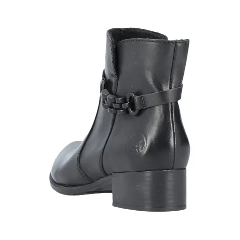 Rieker Boots<Ladies Ankle Boots - 78676-25 - Black