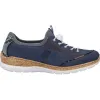 Rieker Shoes<Ladies Casual Shoes - N42T0-14 - Navy