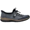 Rieker Shoes<Ladies Casual Shoes - N3267-14 - Navy