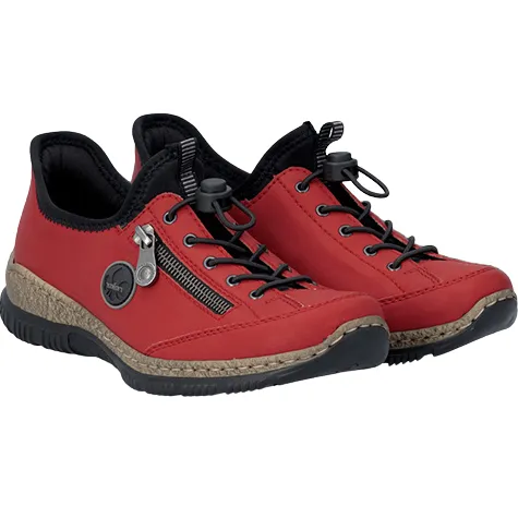 Rieker Shoes<Ladies Casual Shoes - N3267-33 - Red