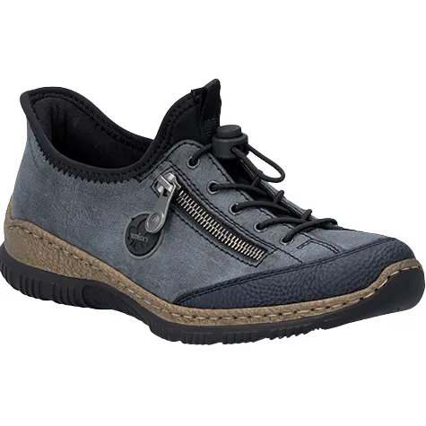 Rieker Shoes<Ladies Casual Shoes - N3267-14 - Navy