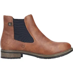 Rieker Boots<Ladies Chelsea Boots - 72254-24 - Tan