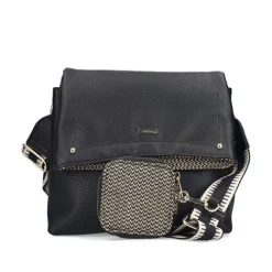 Rieker Bags<Ladies Crossbody Bag - H1612-00 - Black