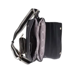 Rieker Bags<Ladies Crossbody Bag - H1612-00 - Black