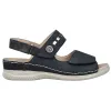 Rieker Sandals<Ladies Flat Sandals - V7473-14 - Navy