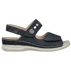 Rieker Sandals<Ladies Flat Sandals - V7473-14 - Navy