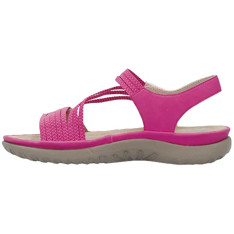 Rieker Sandals<Ladies Flat Sandals - 64870-31 - Pink