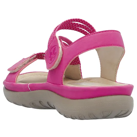 Rieker Sandals<Ladies Flat Sandals - 64870-31 - Pink