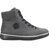 Rieker Boots<Ladies Lace Up Ankle Boots - Z4251-45 - Grey