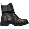 Rieker Boots<Ladies Lace-Up Ankle Boots - 72675-00 - Grey