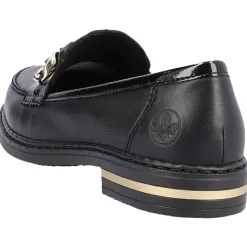 Rieker Shoes<Ladies Loafers - 50664-00 - Black