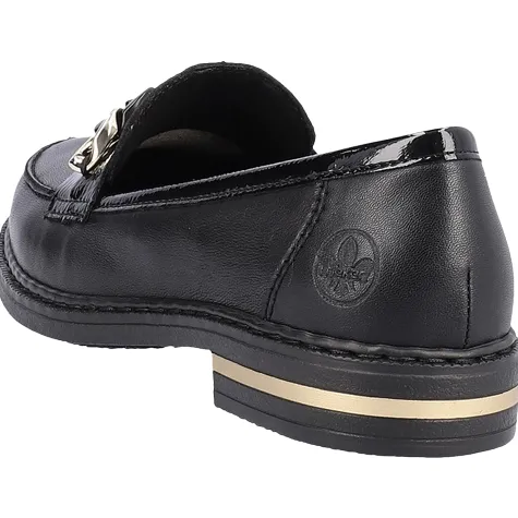 Rieker Shoes<Ladies Loafers - 50664-00 - Black