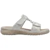 Rieker Sandals<Ladies Mules - 60481-40 - Silver