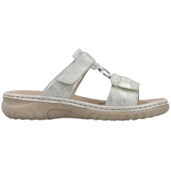Rieker Sandals<Ladies Mules - 60481-40 - Silver