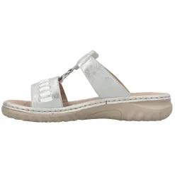 Rieker Sandals<Ladies Mules - 60481-40 - Silver