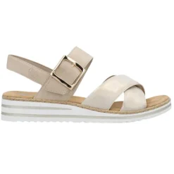 Rieker Sandals<Ladies Sandals - V0655-60 - Beige