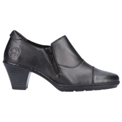 Rieker Heels<Ladies Shoe Boots - 57173-02 - Black